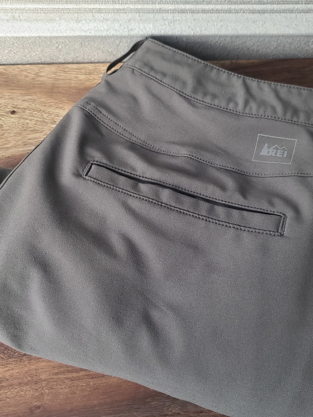 REI Women's Outdoor Pants in Olive Gray
